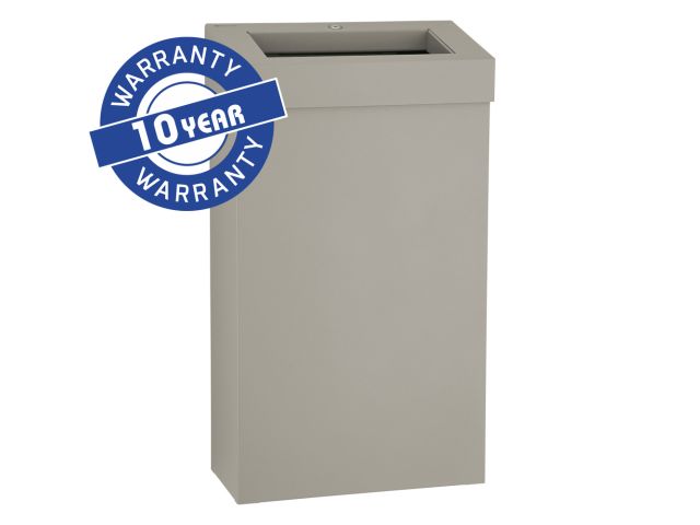 MERIDA STELLA STONE GREY LINE SLIM open waste bin 27 l, stone grey